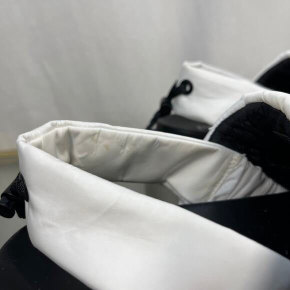 PRADA Padded Nylon White Slingback Sandals SZ 37.5 - Picture 9 of 11